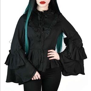 KILLSTAR Maiden of the Night Blouse XL
